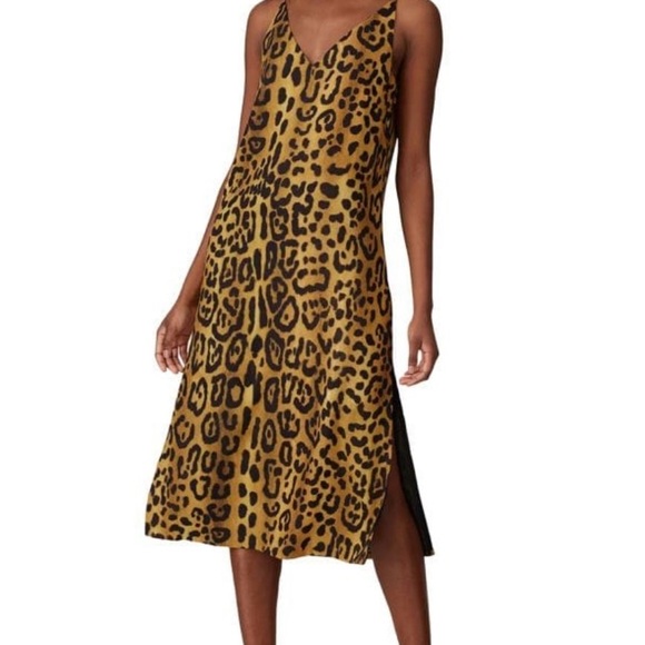 Adam Lippes Animal Print Midi Dress - Picture 1 of 6